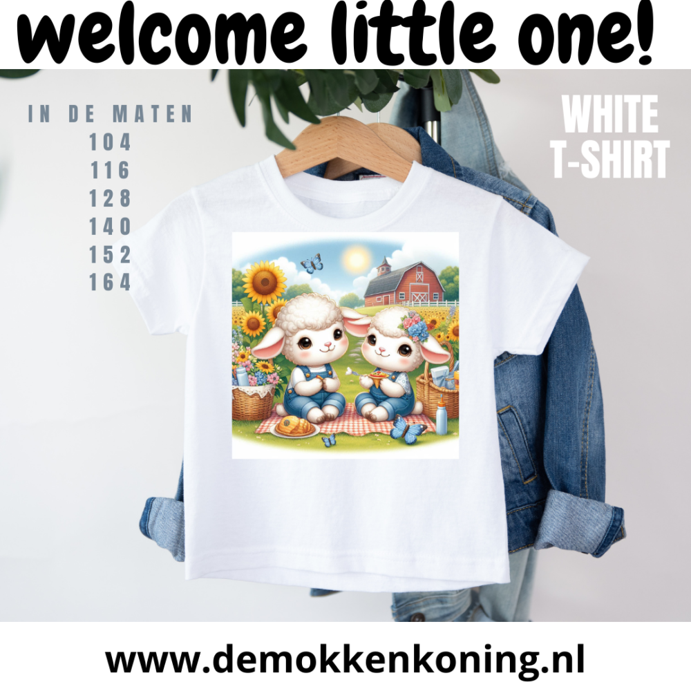 Kinder T-shirt Dieren op de boerderij 30