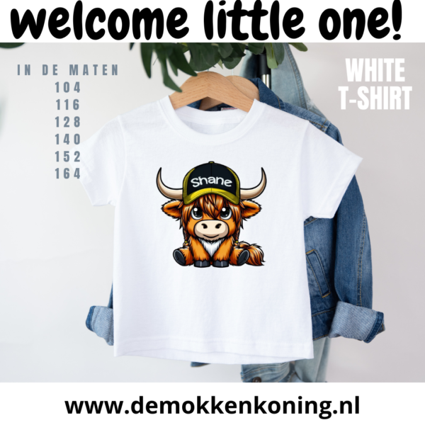 Kinder T-shirt Highland Cows - 01