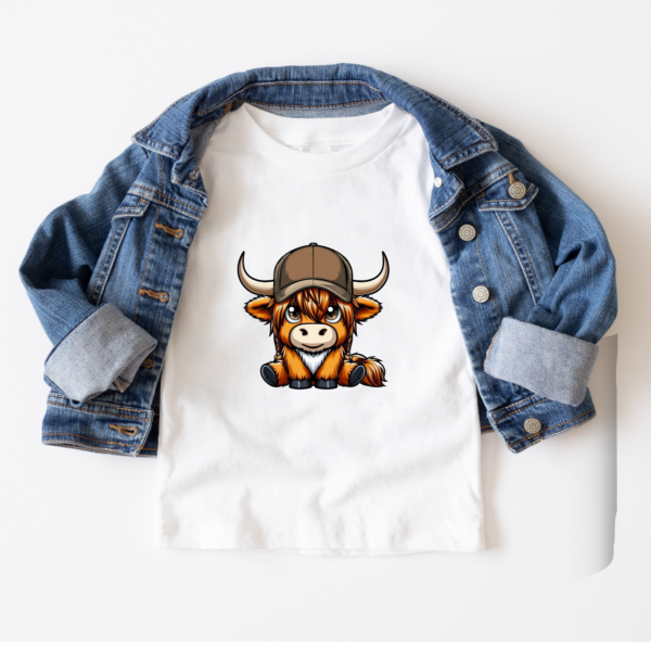 Kinder T-shirt Highland Bruin