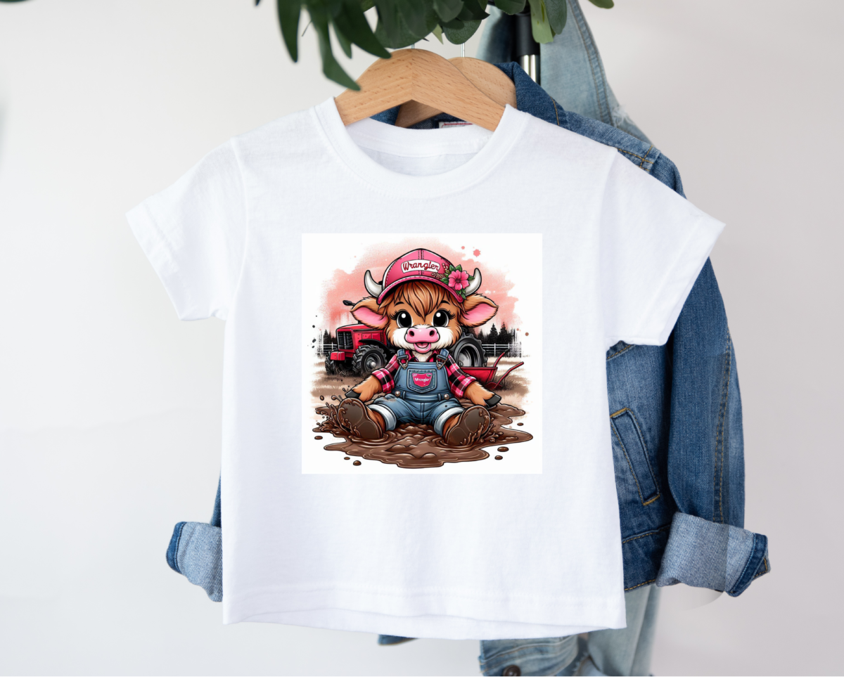 Kinder T-shirt Highland Wrangler boy and girl 08