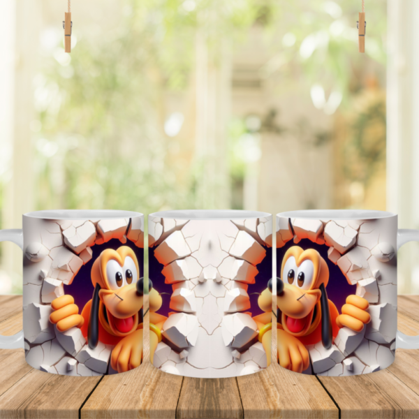 White Koffiemok Classic cartoon 01