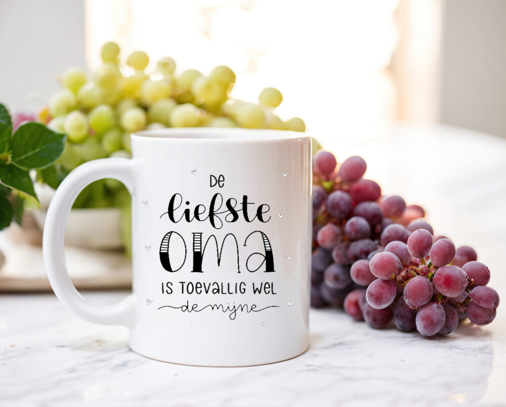 Koffiemok De liefste Oma is toevallig wel de mijne