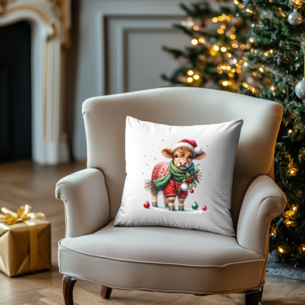 Kussensloop Kerst dieren 03