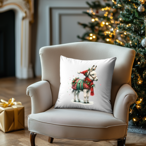 Kussensloop Kerst dieren 02