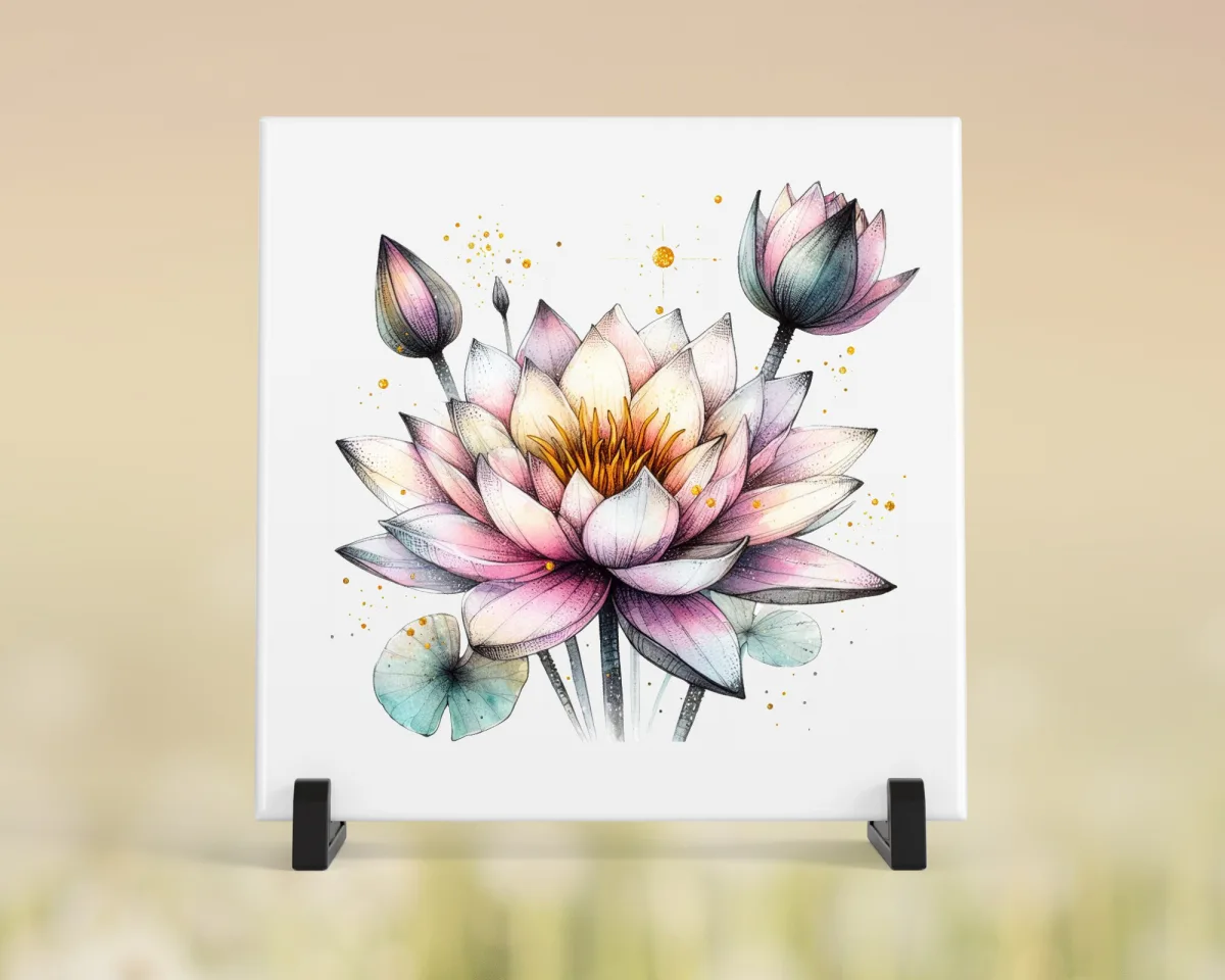 Tegeltje Bloemen Juli