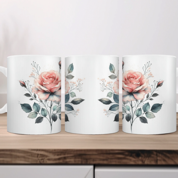 Koffiemok met Bloem van de Maand