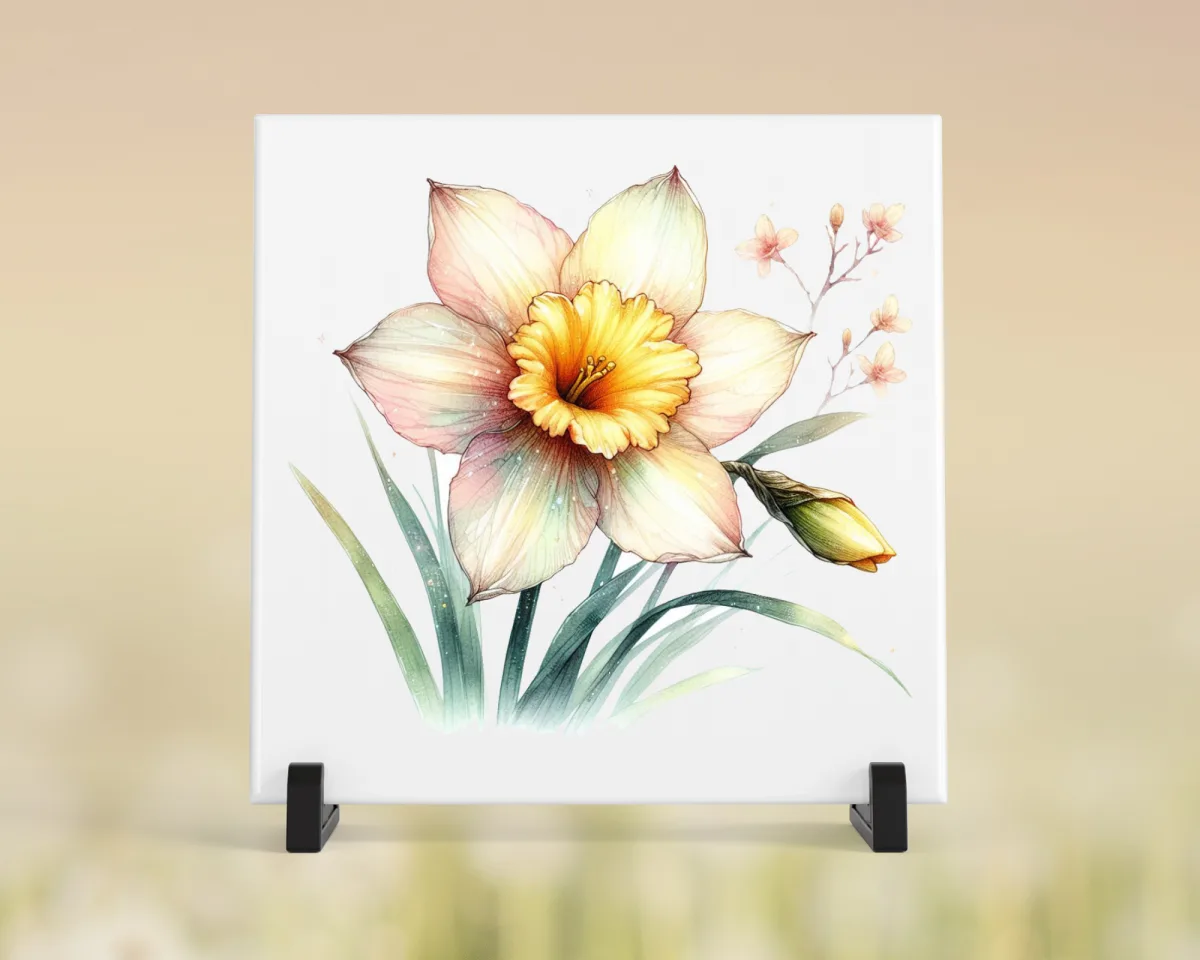 Tegeltje Bloemen Maart