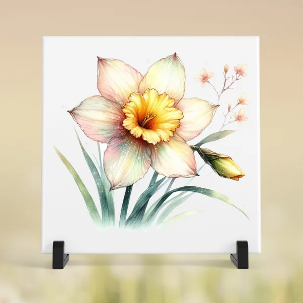 Maart Tegeltje Bloemen Maart