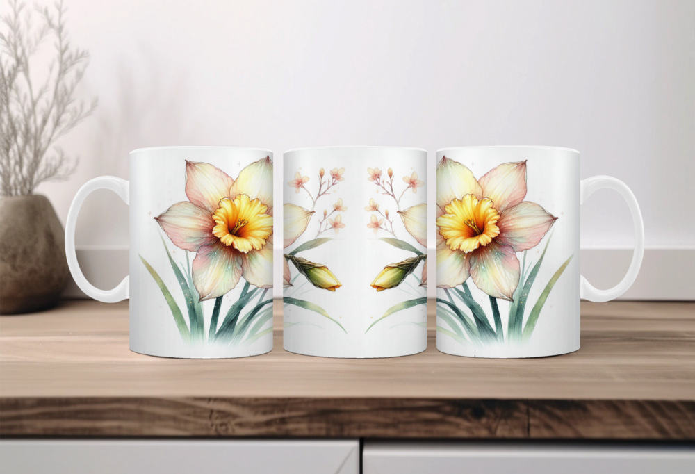 Koffiemok met Bloem van de Maand