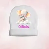 Mutsje roze mockup Baby mutsje Fleece Roze