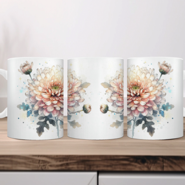 Koffiemok met Bloem van de Maand