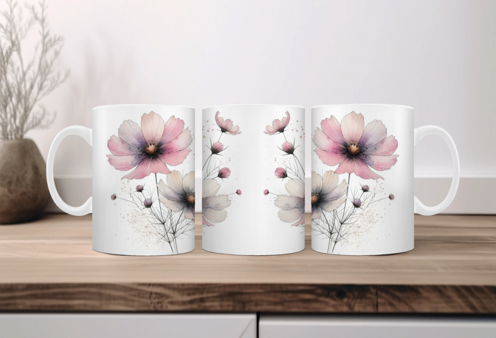 Koffiemok met Bloem van de Maand