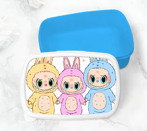 FrameLunchBox 05-02 Broodtrommel Labubu 02 Blauw