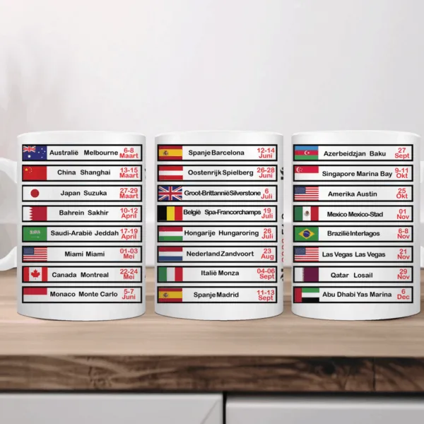 Formule 1 koffiemok 2026