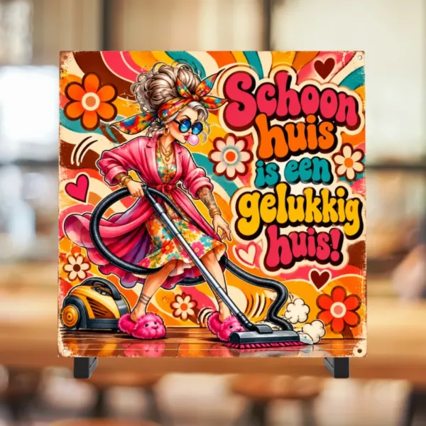 Een schoonhuis is een gelukkig huis.
